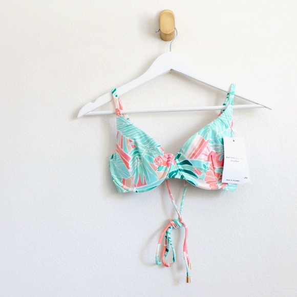 NEW! Kenny Flowers The Hawaii Underwire Bikini Top SZ L, XXL - Picture 5 of 8